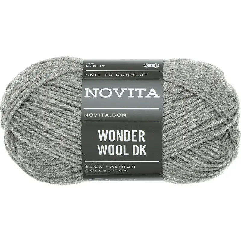 Novita Wonder Wool DK 43 Šedá