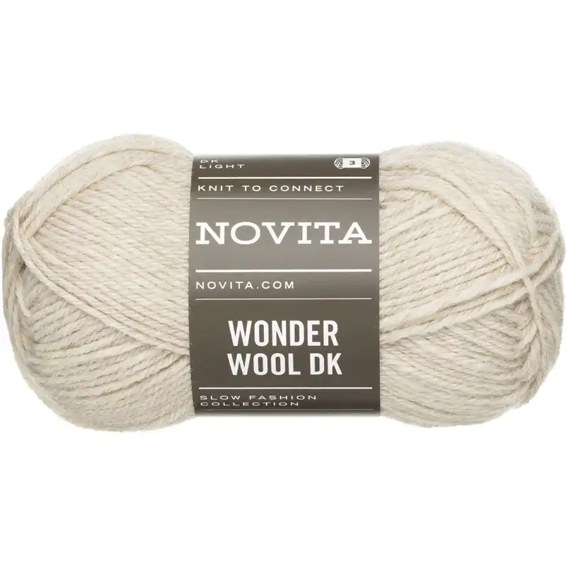 Novita Wonder Wool DK 581 – fine sand
