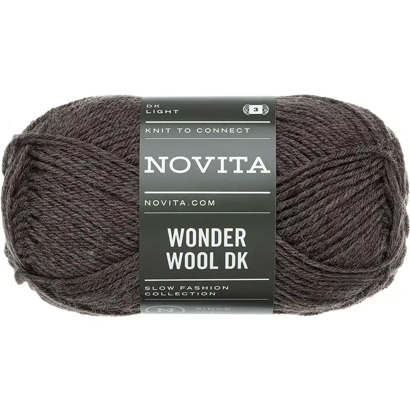 Novita Wonder Wool DK 64 Hnědá