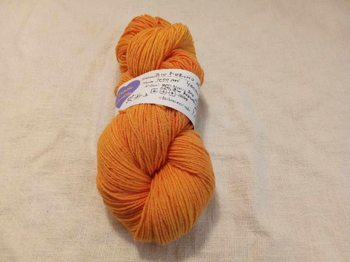 Organic merino Mandarinkový dort