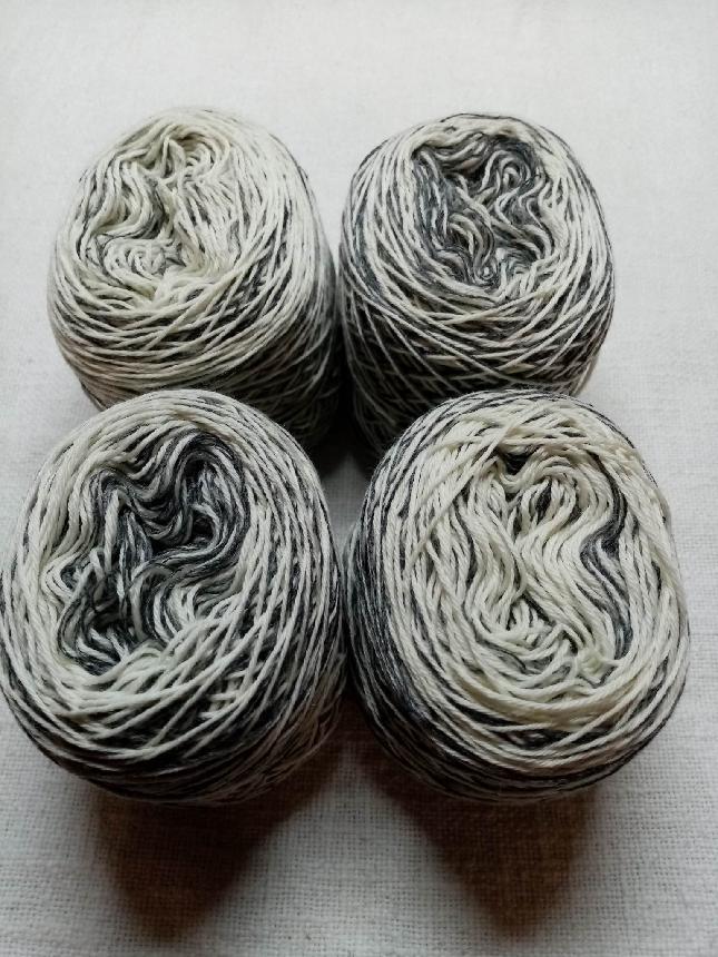 Organic sada 4x200m Natur Grey