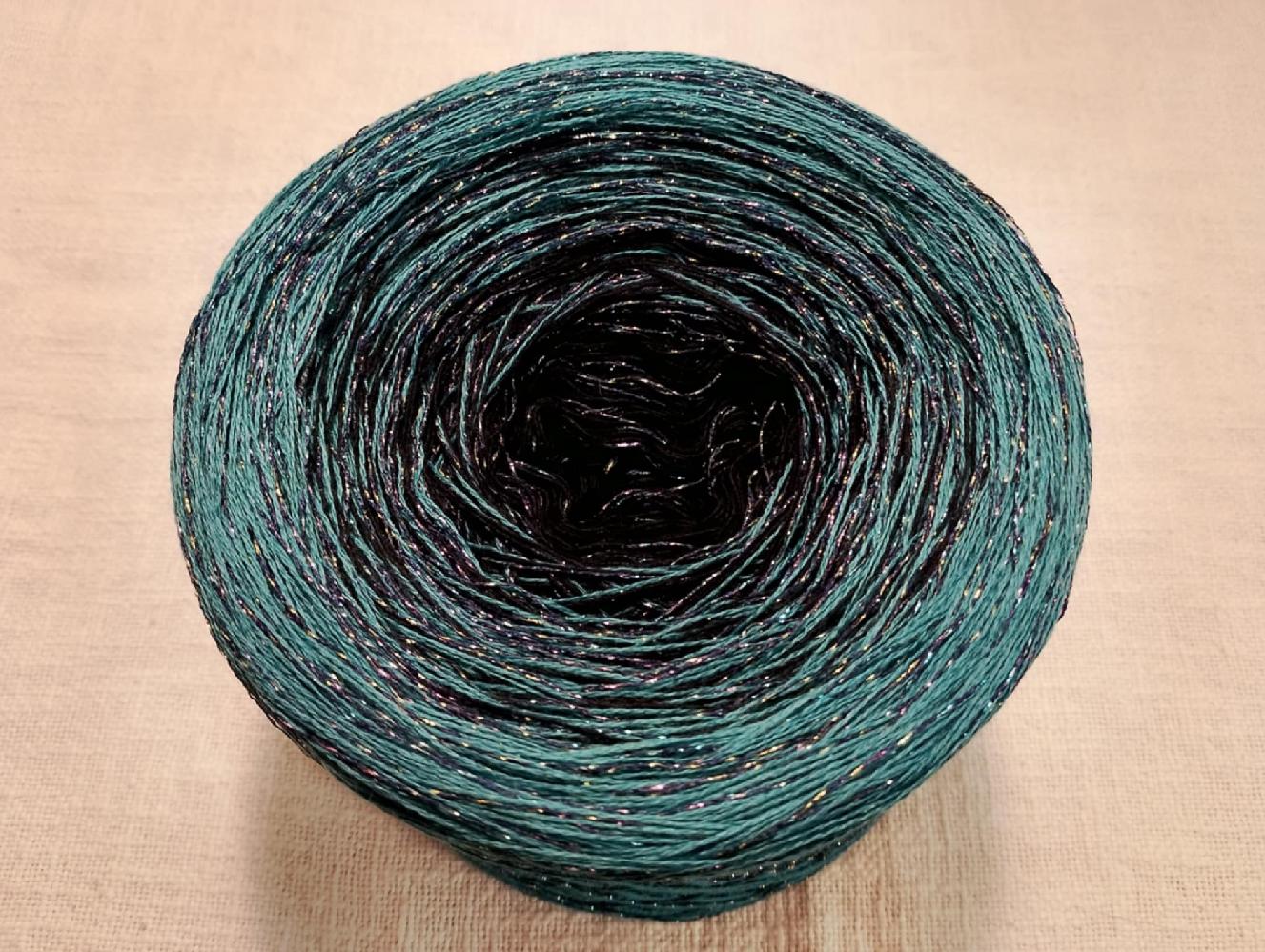 Propast merino 3-nitka 1000m s lurexovou nitkou
