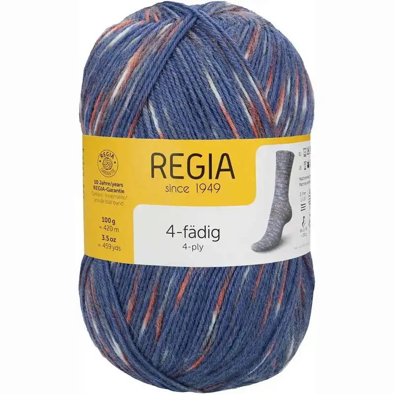 Regia 4-Ply Color 1282 happy jeans color