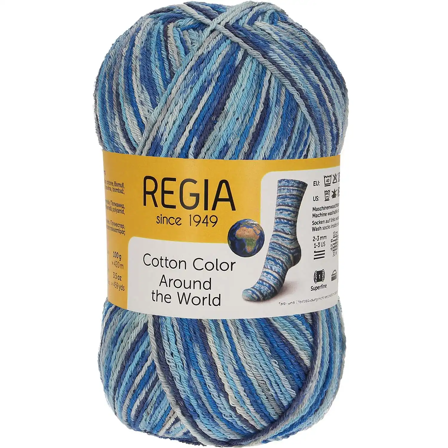 Regia 4-Ply Cotton Color 02411 Helsinki