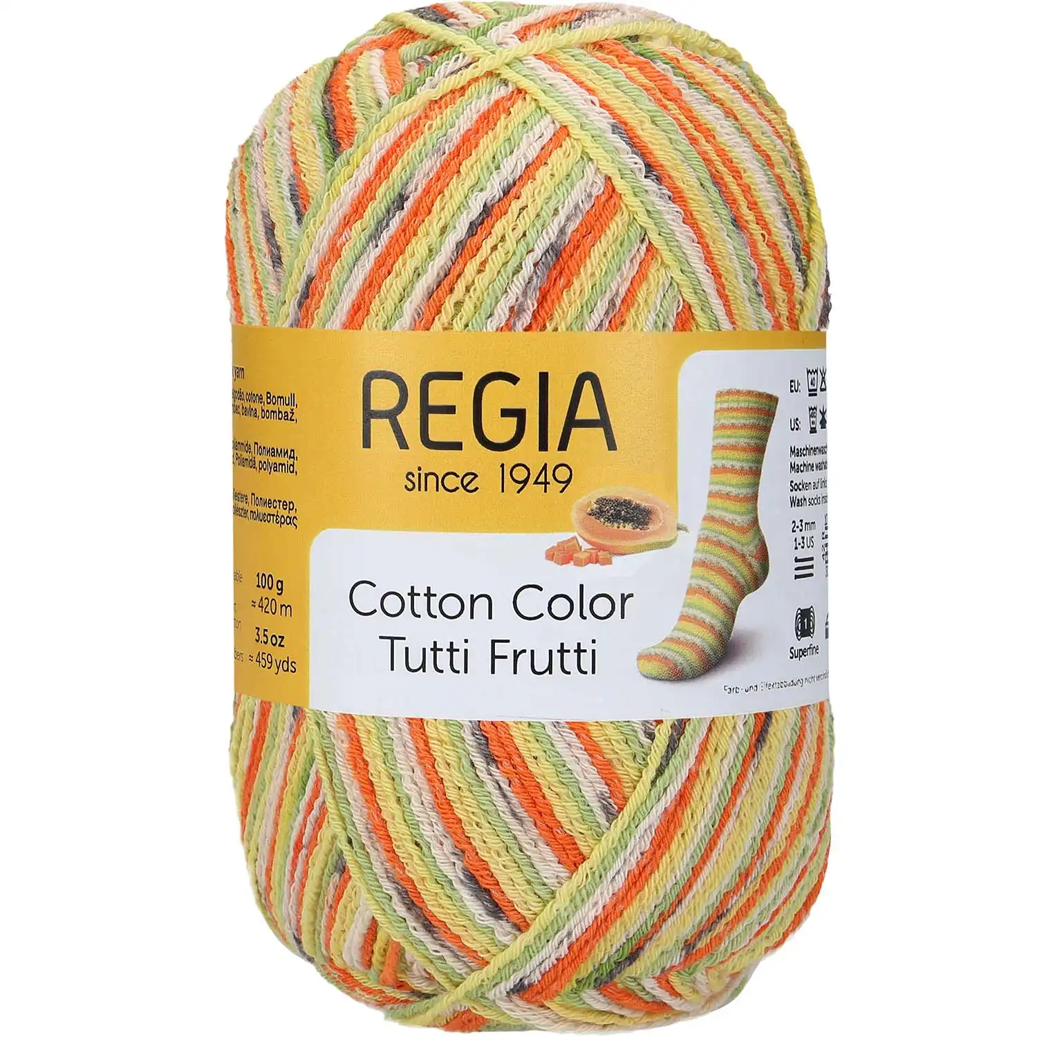 Regia 4-Ply Cotton Color 02417 Papaya