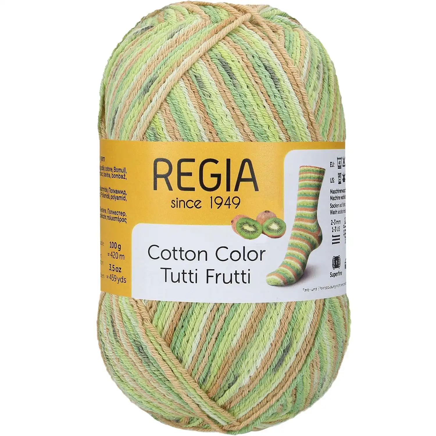 Regia 4-Ply Cotton Color 02418 Kiwi