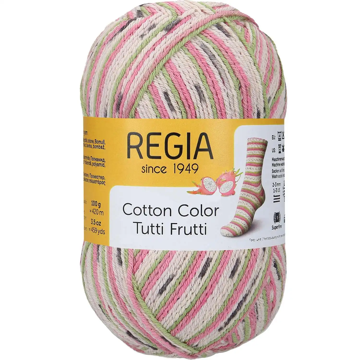 Regia 4-Ply Cotton Color 02419 Dračí ovoce