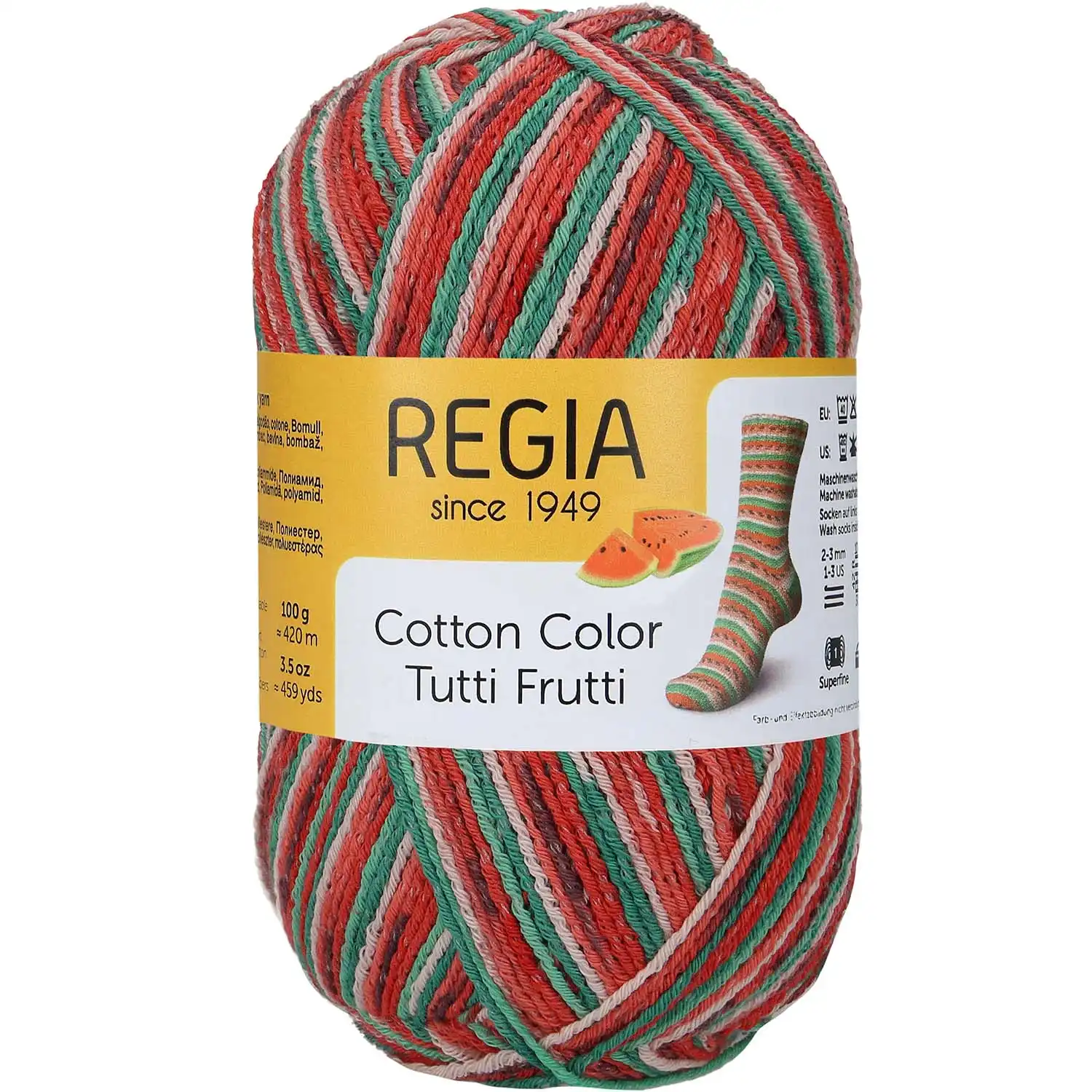 Regia 4-Ply Cotton Color 02421 Meloun