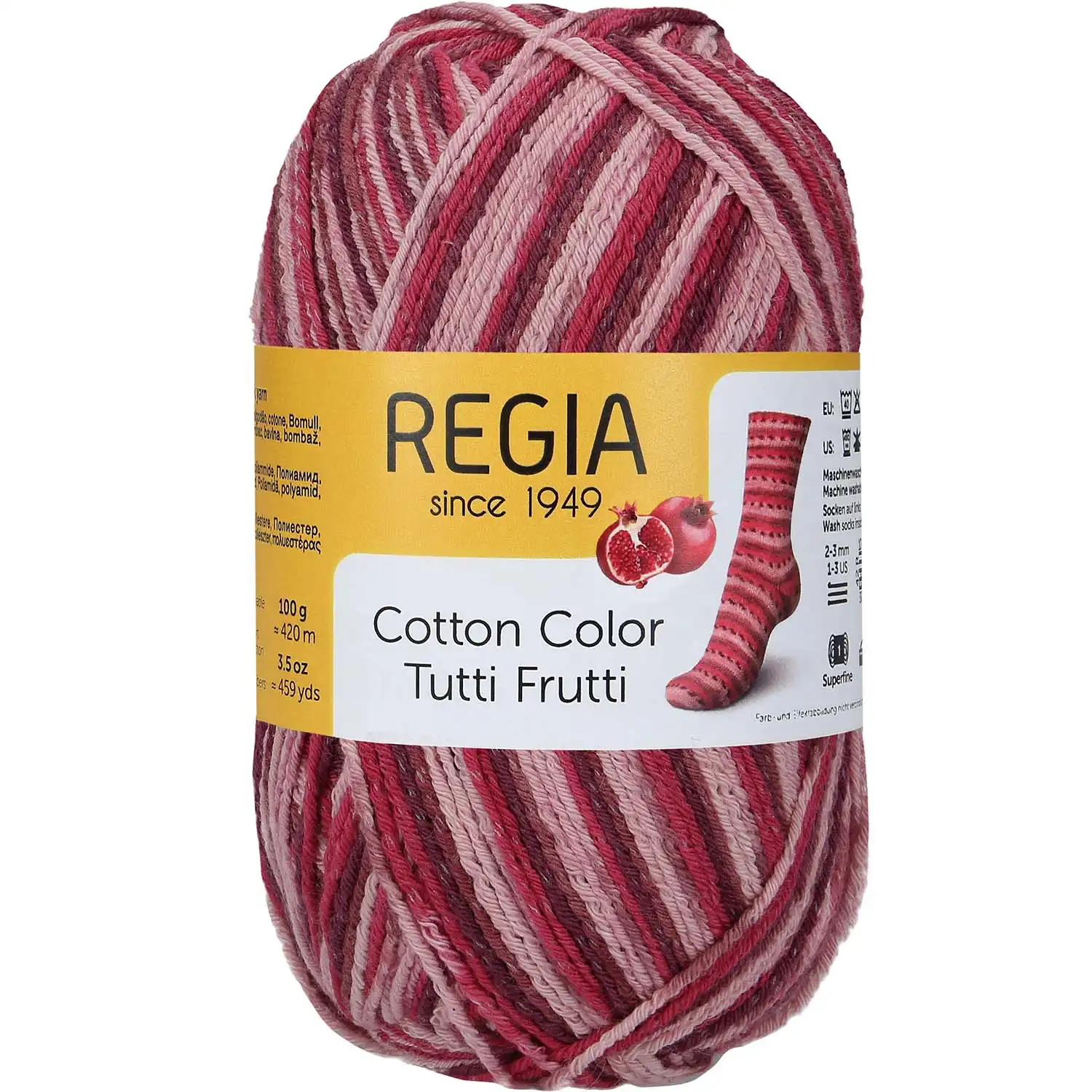 Regia 4-Ply Cotton Color 02422 Granátové jablko