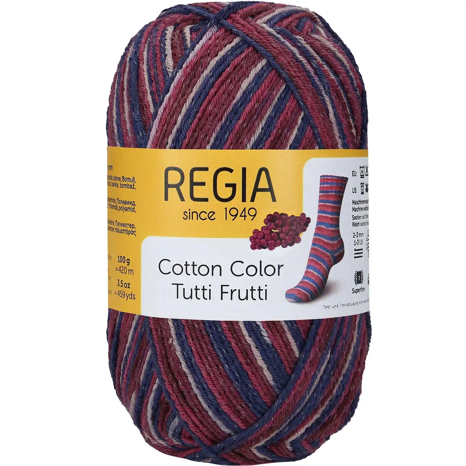 Regia 4-Ply Cotton Color 02423 Hroznové víno