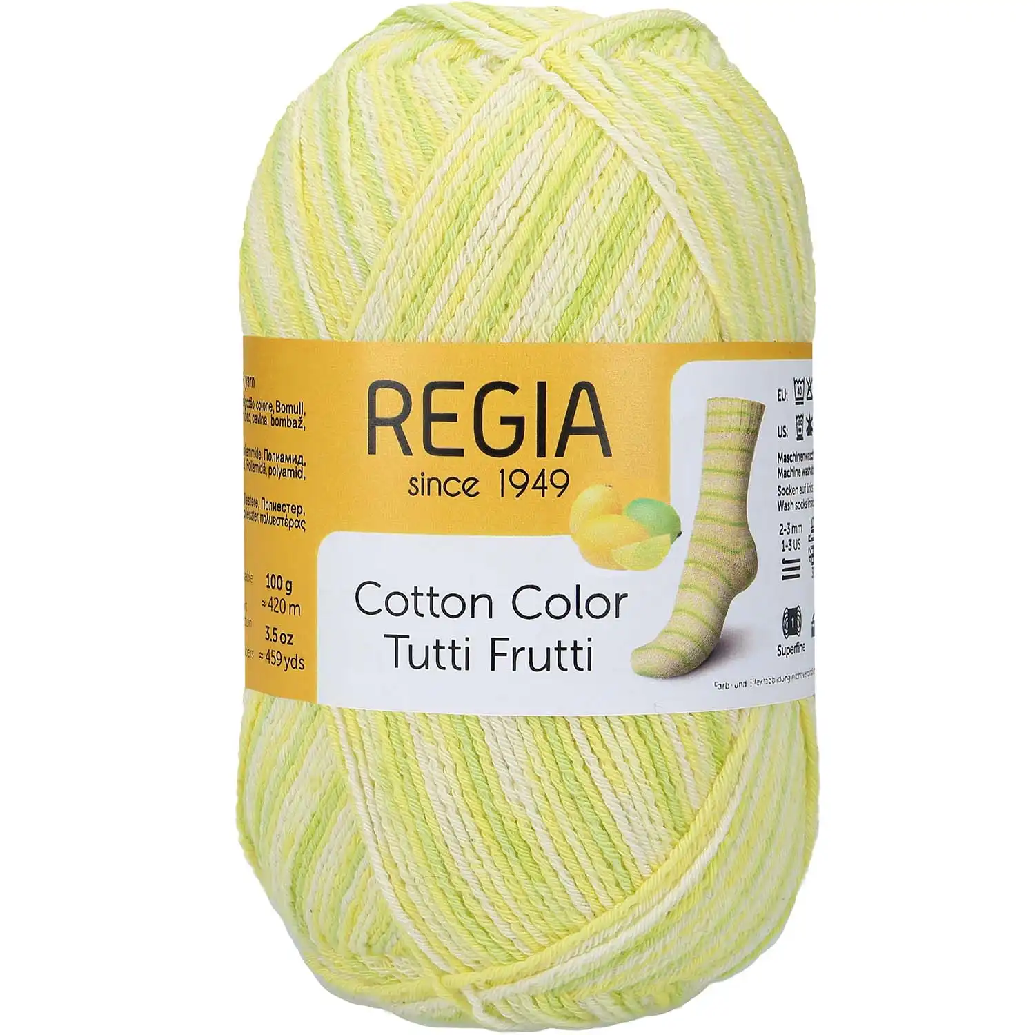 Regia 4-Ply Cotton Color 02424 Citrón