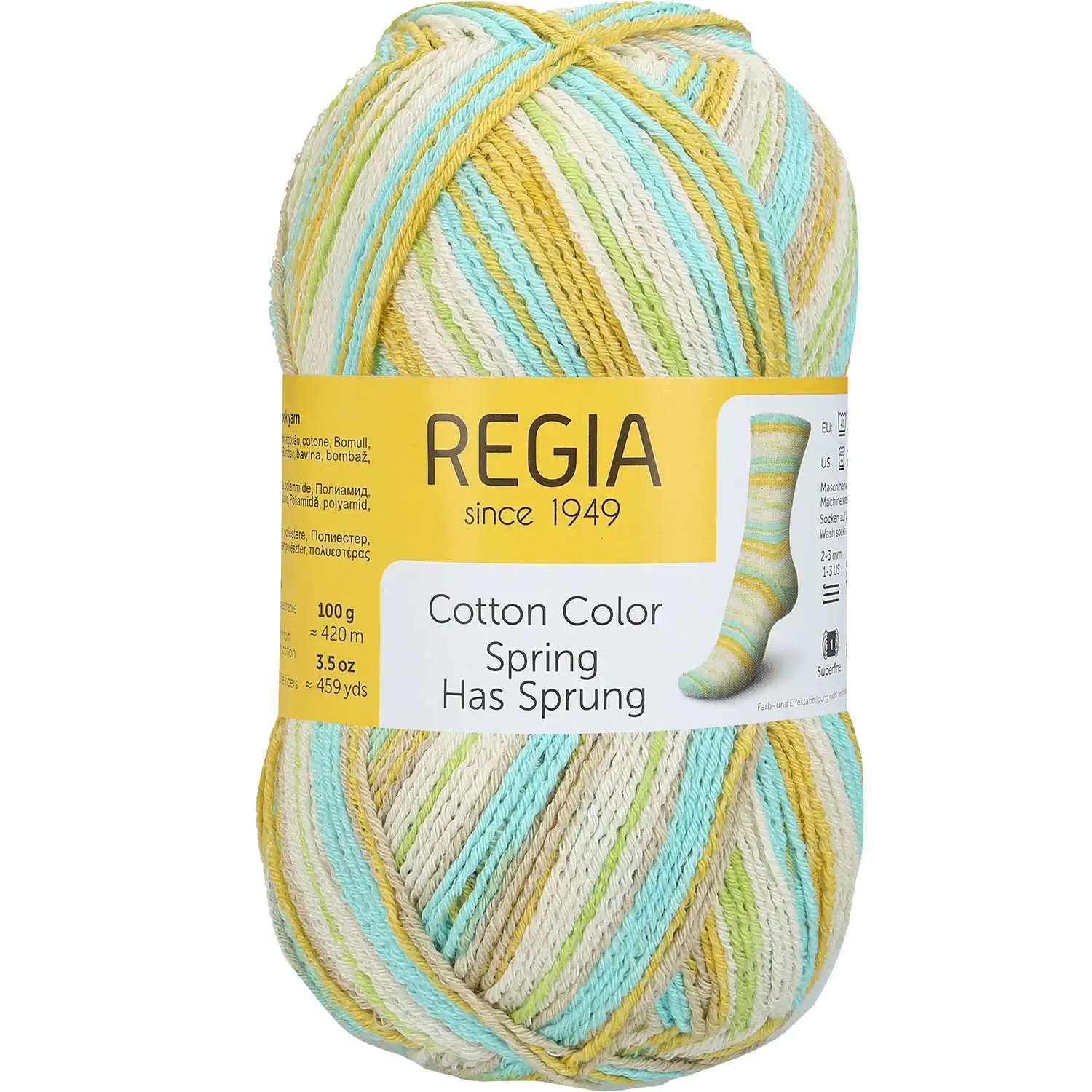 Regia 4-Ply Cotton Color 02471 Jarní
