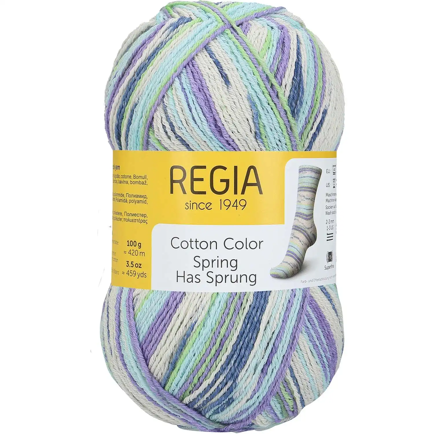 Regia 4-Ply Cotton Color 02472 Déšť