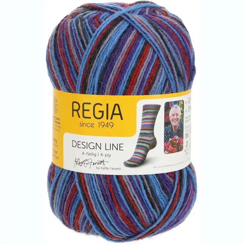 Regia 4-Ply Design line 3862 Blue Velvet