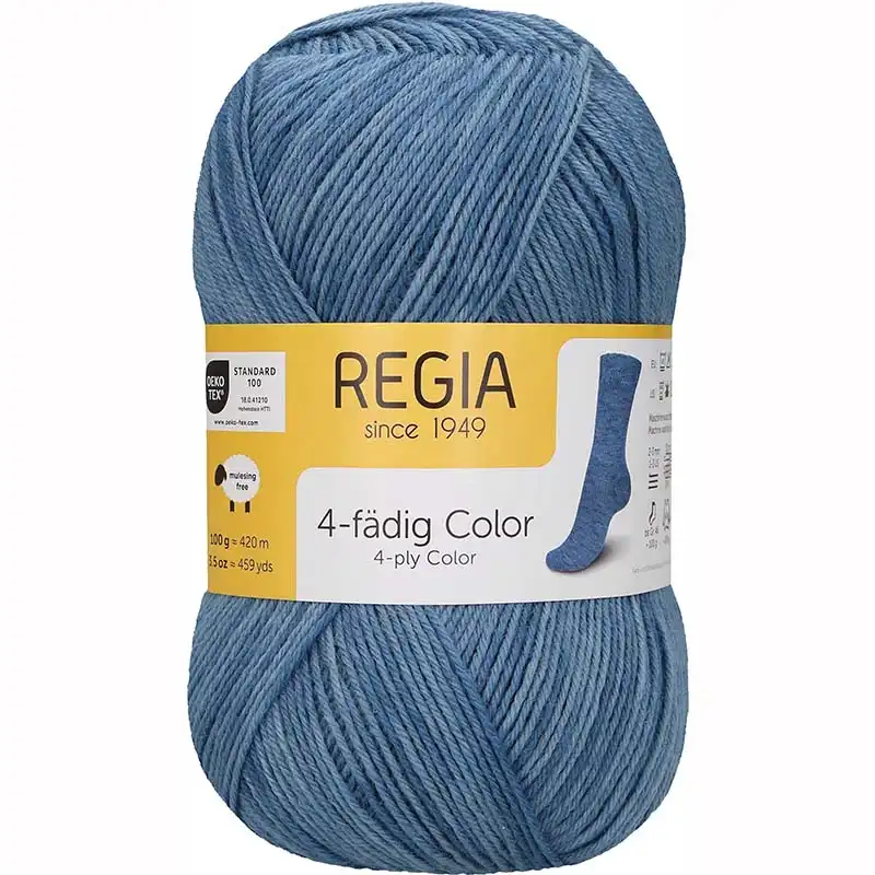 Regia 4-Ply Favourites Color Jeansblau 3053