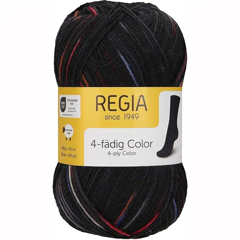 Regia 4-Ply Favourites Color Spot Graphit 3057