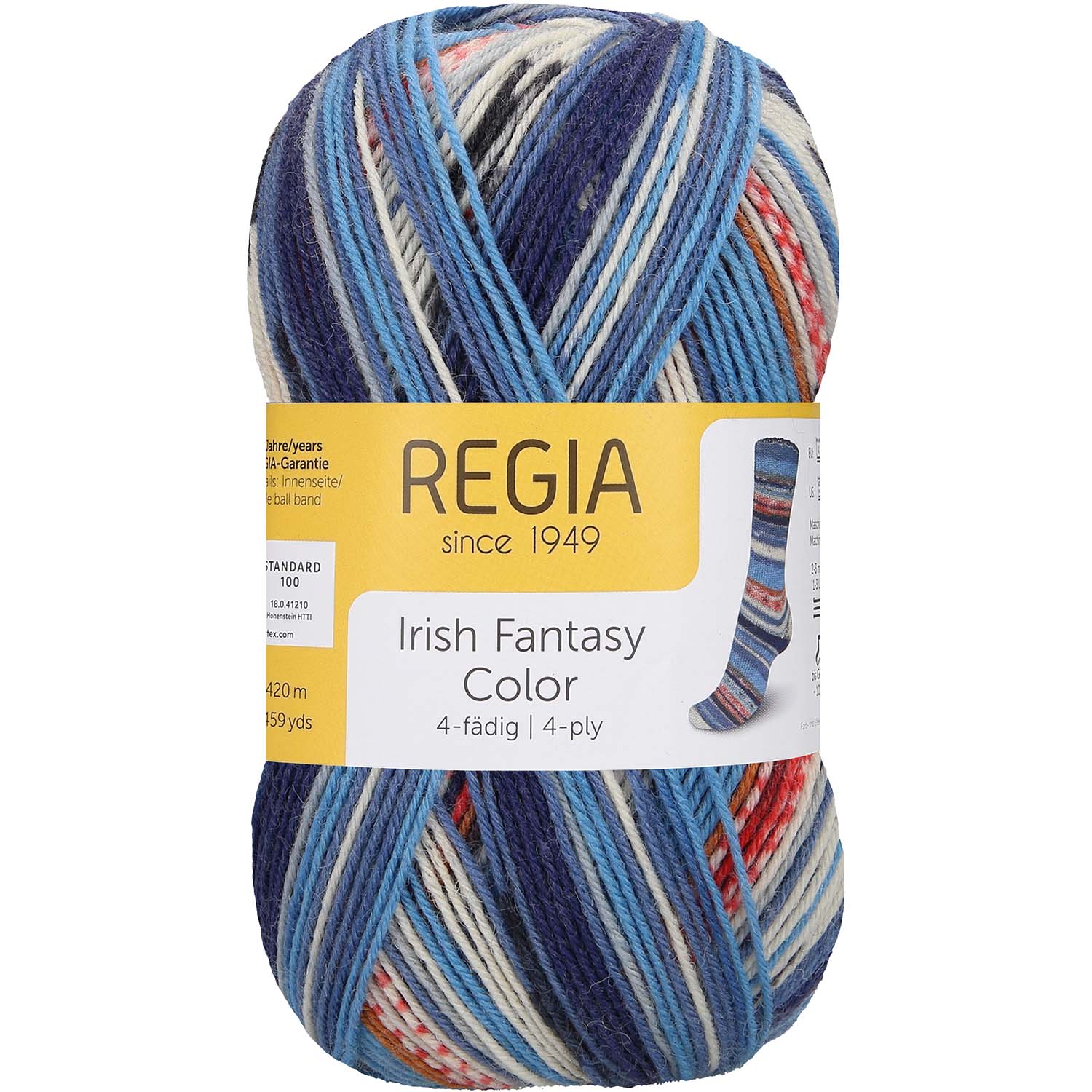 Regia 4-Ply Irish Fantasy Color 3091 Evening Sky