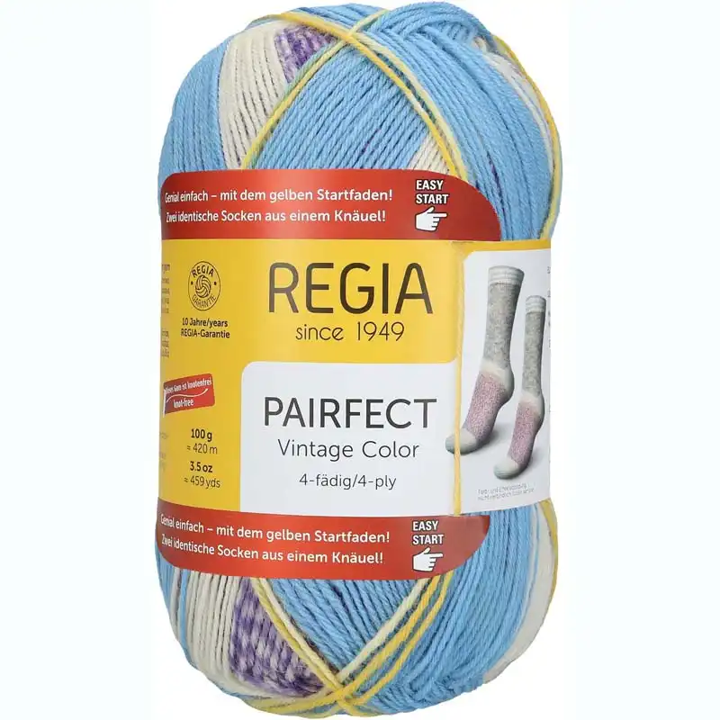 Regia 4-Ply Pairfect 1363 Grey shadows color