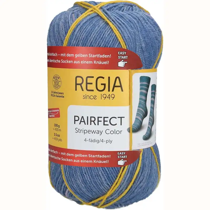 Regia 4-Ply Pairfect 2298 Petrol-Jeans