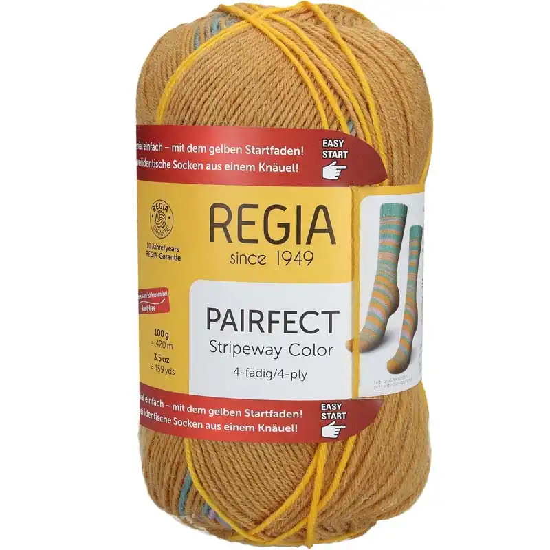 Regia 4-Ply Pairfect 2301 Beryl-Ocker