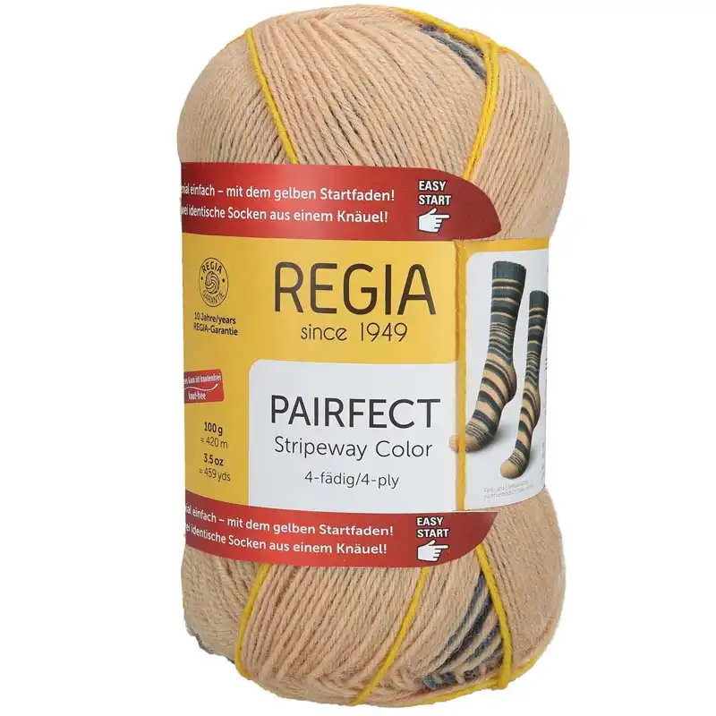 Regia 4-Ply Pairfect 2302 Cedar-Apricot