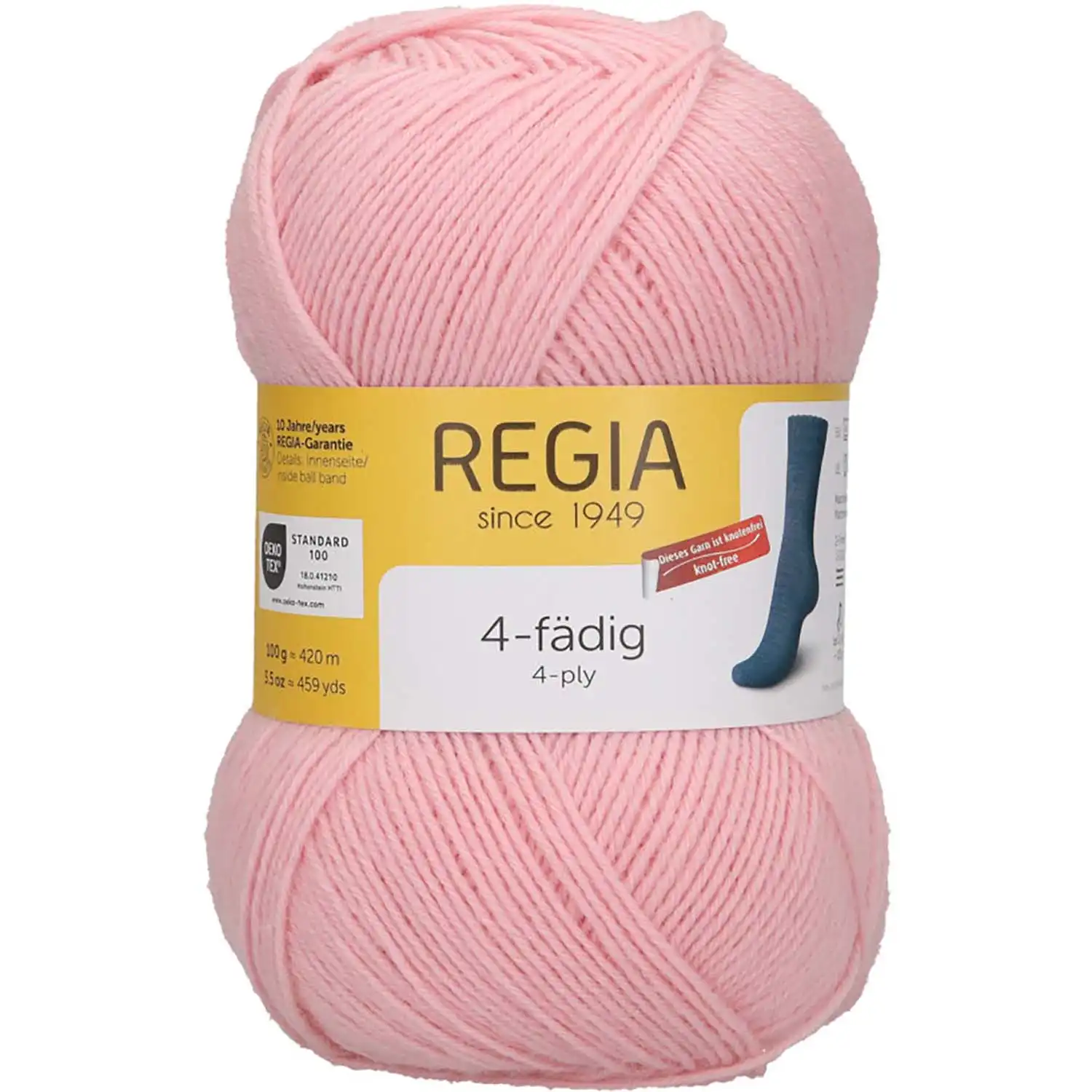 Regia 4-Ply Uni 1062 Růžová