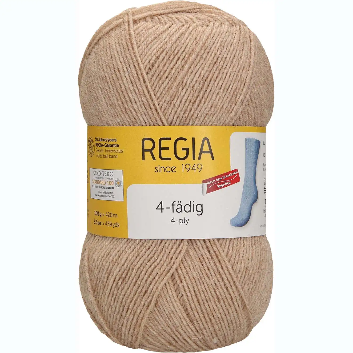 Regia 4-Ply Uni 17 Velbloud