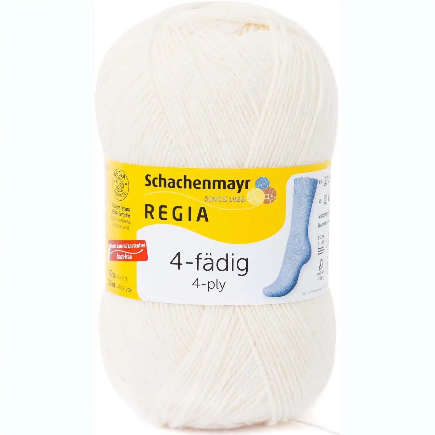 Regia 4-Ply Uni 1992 Přírodní