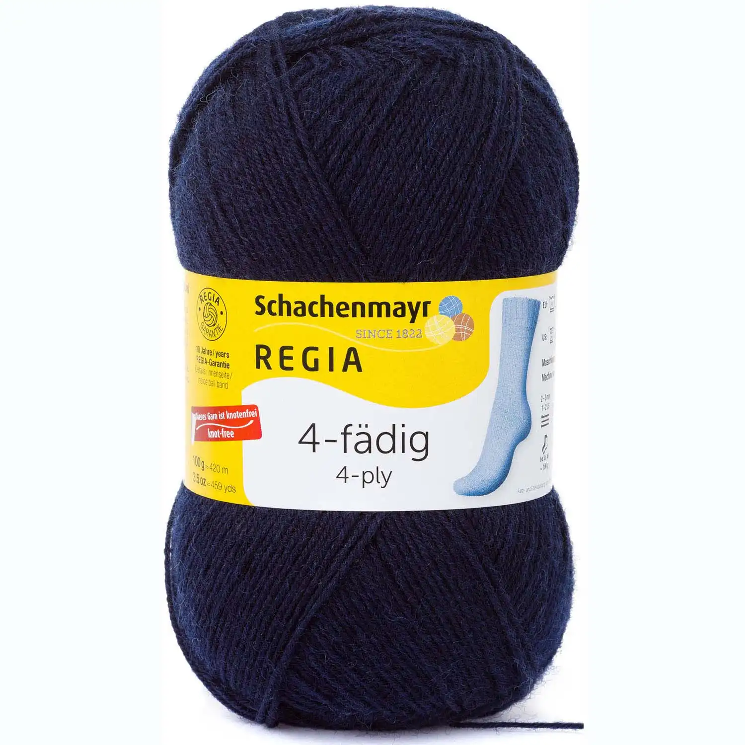 Regia 4-Ply Uni 324 námořnická modrá