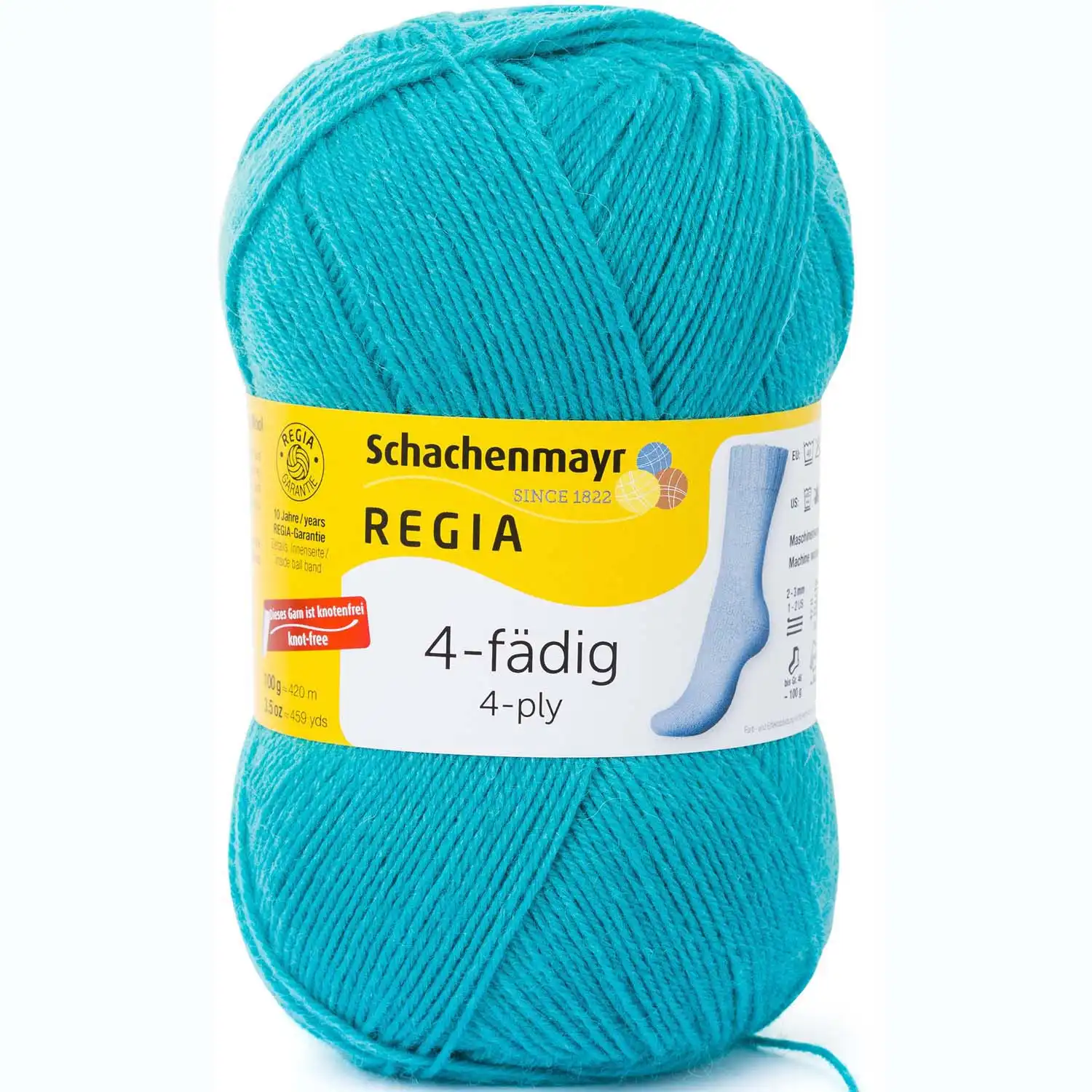 Regia 4-Ply Uni 6629 ocean