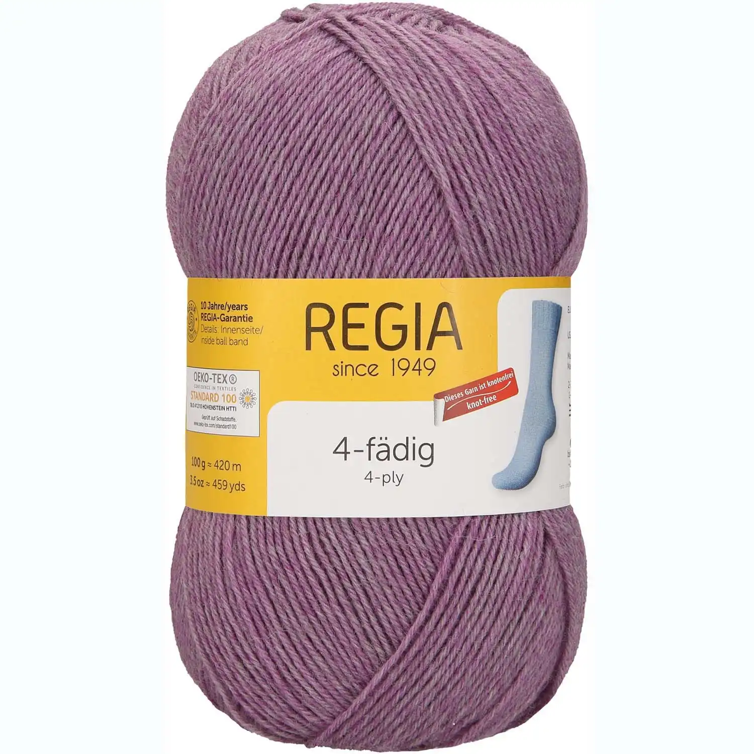 Regia 4-Ply Uni 6850 Švestková