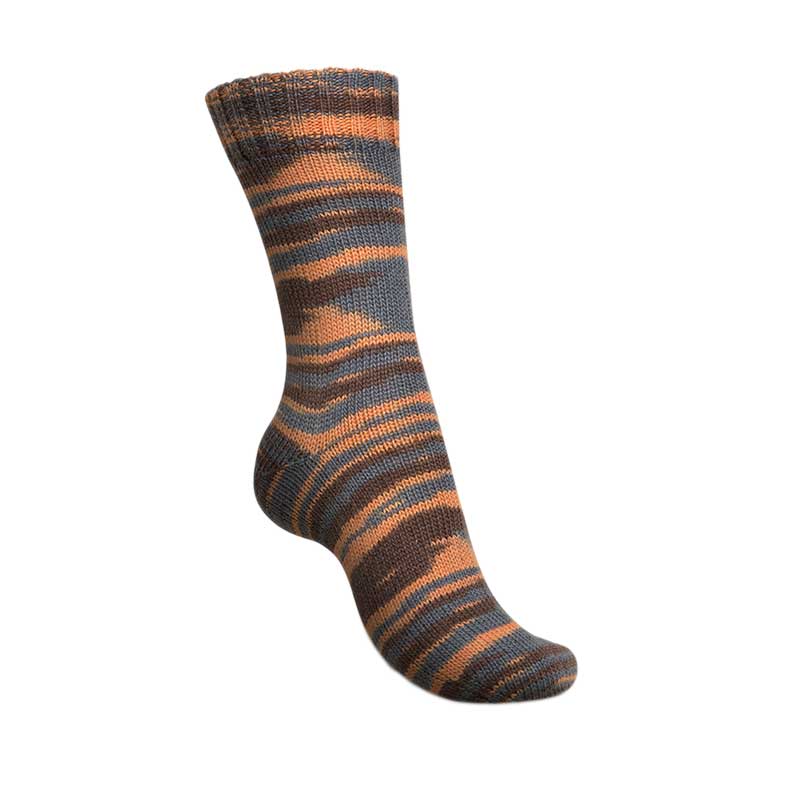 Regia 4-Ply Urban Jungle Color 2593 Oranžová-hnědá