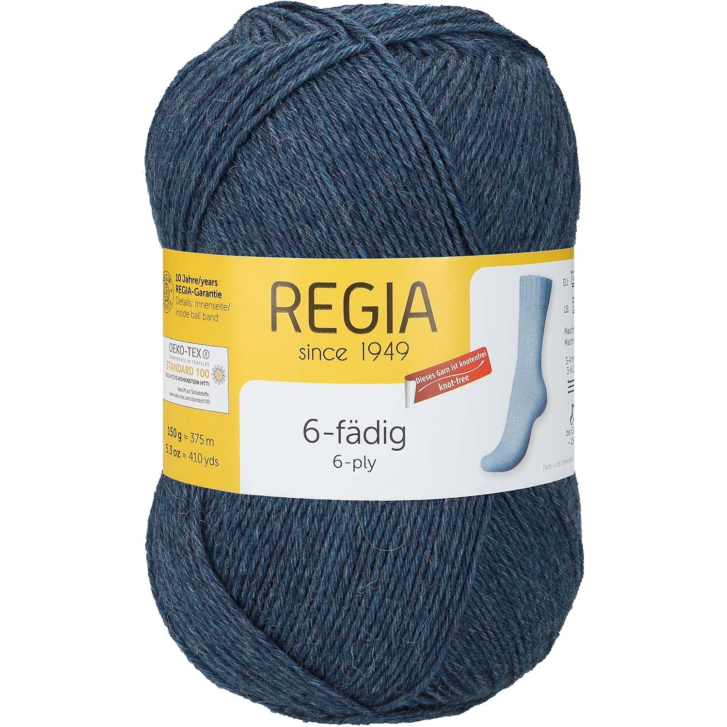 Regia 6-Ply 2137 Modrý melír
