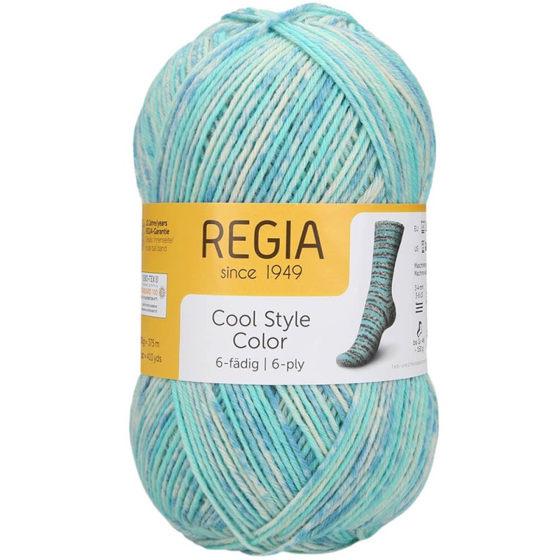 Regia 6-ply Cool Style Color 02934 ocean