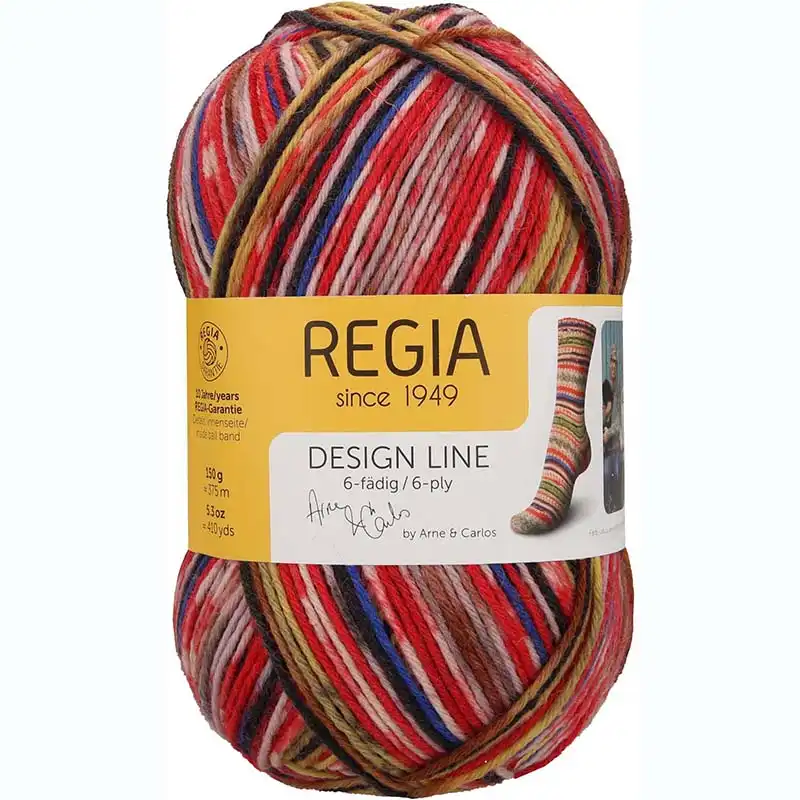 Regia 6-ply Design Line 04011 roest color