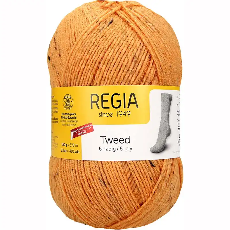 Regia 6-Ply Uni Tweed 22 Gold