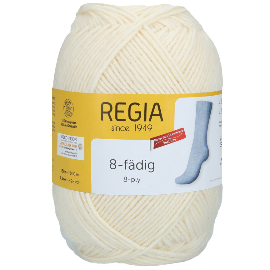 Regia 8Ply Uni 1992 Přírodní
