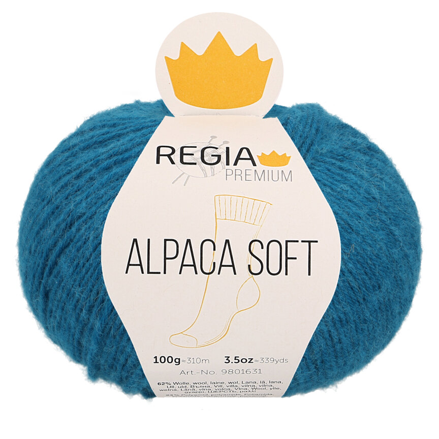 Regia Premium Alpaca Soft 69 Petrol