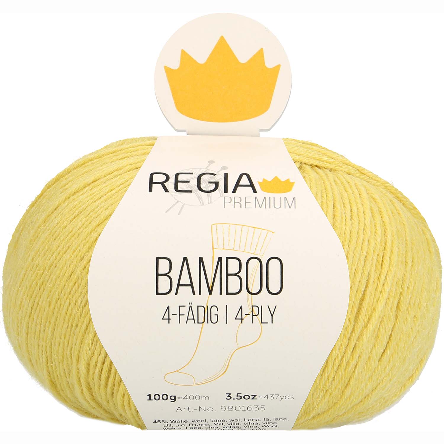Regia Premium Bamboo 20 Žlutá