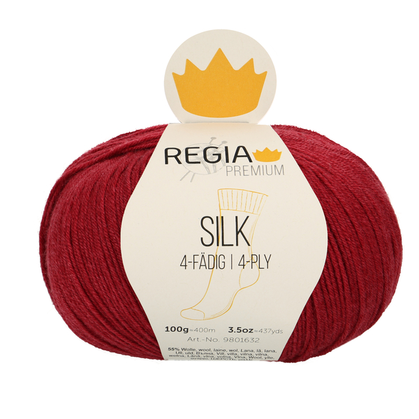 Regia Premium Silk 80 Temně červená