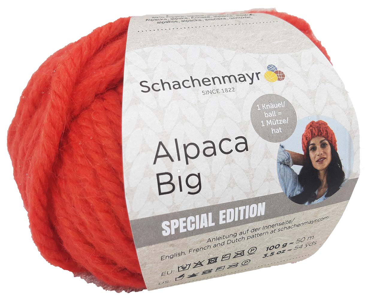 Schachenmayr Alpaca Big - special edition Alpca Big - special edition: 00130 červená maková