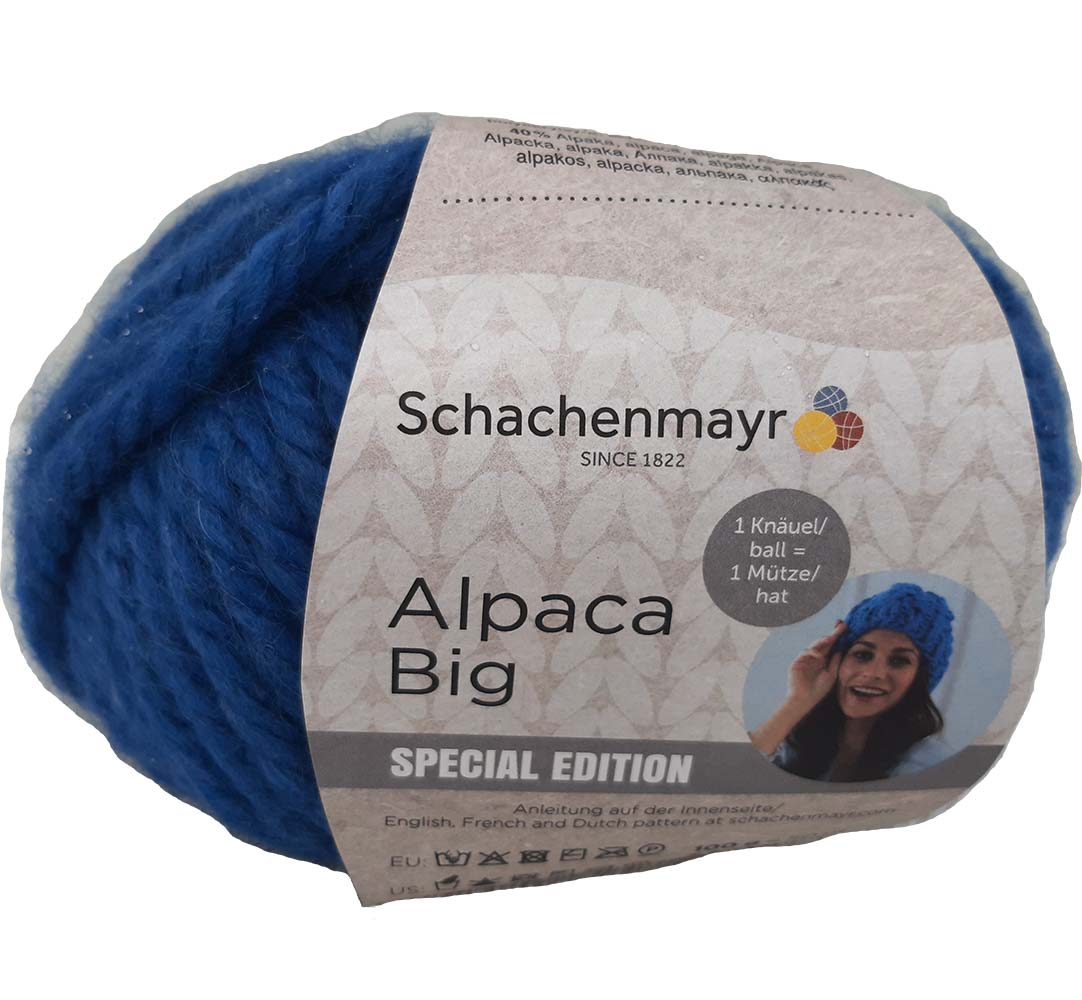 Schachenmayr Alpaca Big - special edition Alpca Big - special edition: 00151 modrá capri