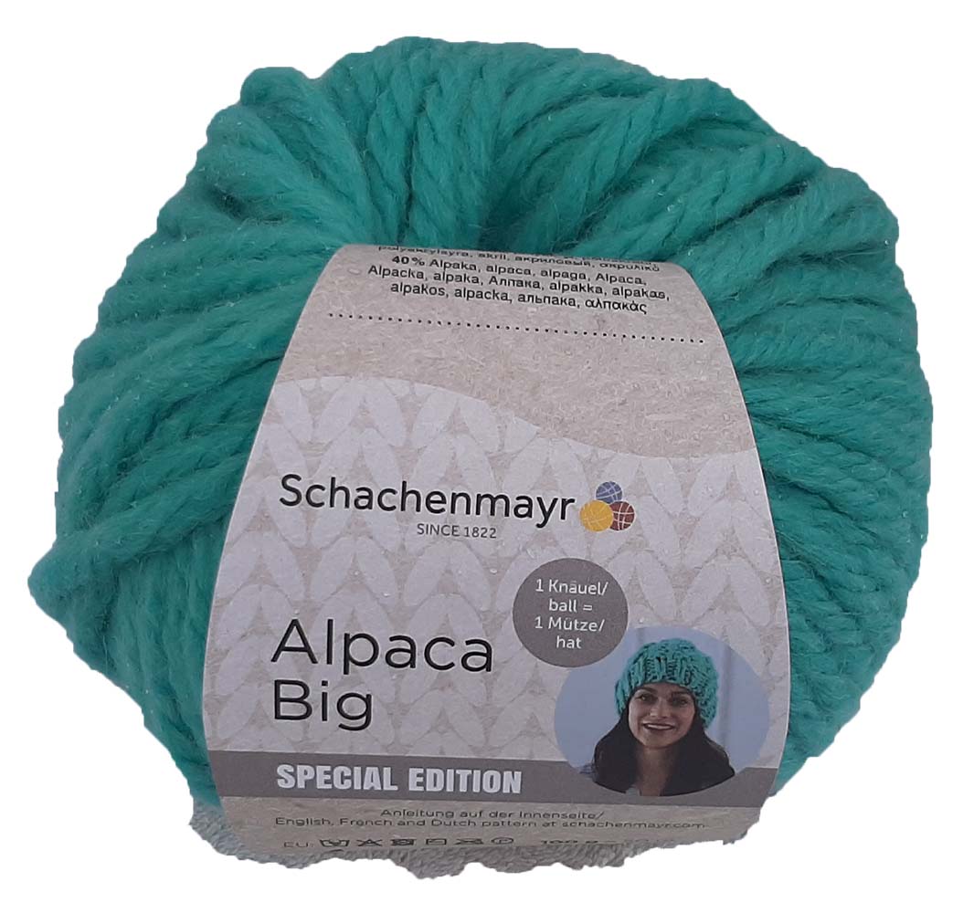 Schachenmayr Alpaca big 166 Tyrkysová