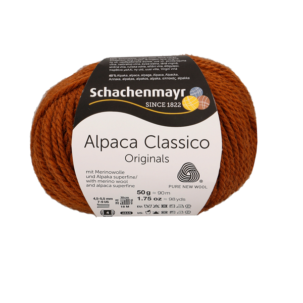 Schachenmayr Alpaca Classico 10 Skořice