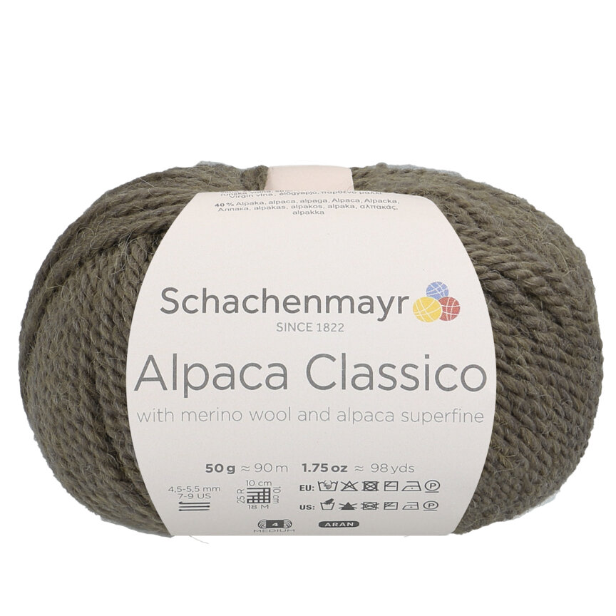 Schachenmayr Alpaca Classico 13 Šedohnědá