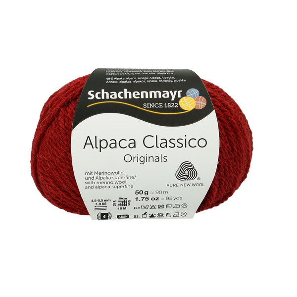 Schachenmayr Alpaca Classico 30 Rubínová