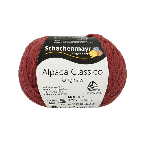 Schachenmayr Alpaca Classico 41 Červenohnědá