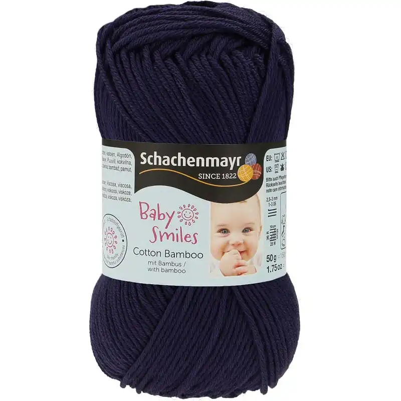 Schachenmayr Baby Smiles Cotton Bamboo 1050 Námořnická Modrá