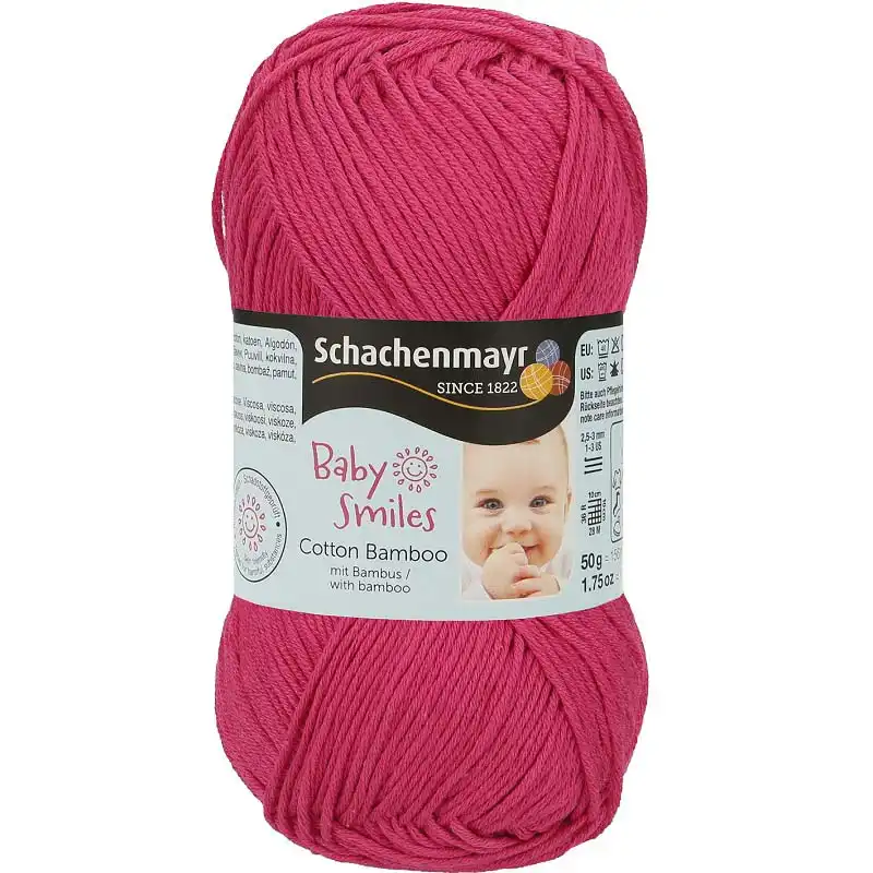 Schachenmayr Baby Smiles Cotton Bamboo 1136 Malinová