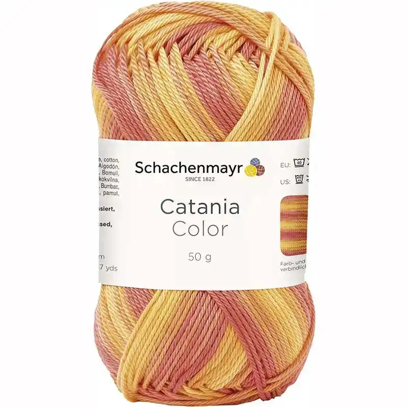 Schachenmayr Catania Color 228 Žlutá-oranžová